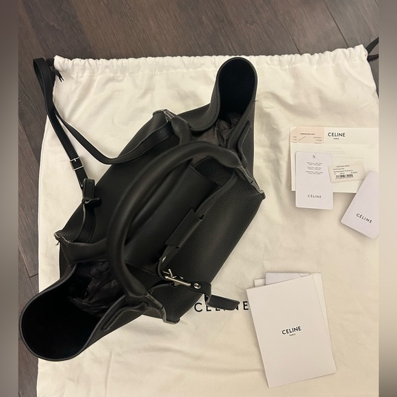 Celine Big Bag grained leather black - Picture 5 of 10